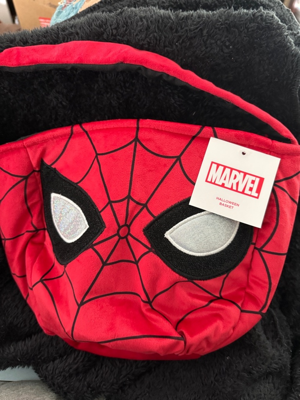 Marvel Red and Black Spider-Man Halloween Bag